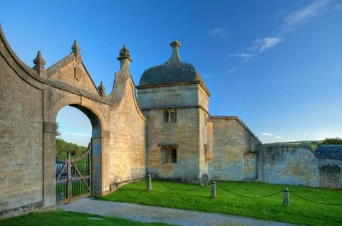 The gatehouse at chipping campden Stock Photos