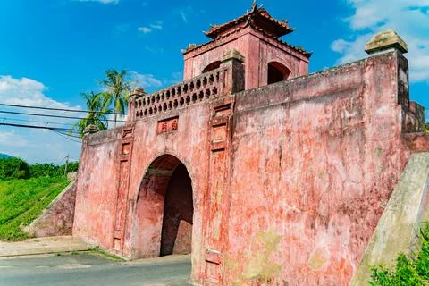 The gates of the ancient citadel. Foto stock