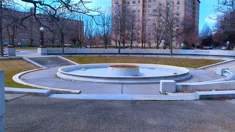 Gates Circle Stock Footage 88330531