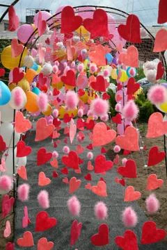The gates of hearts. Stock Photos