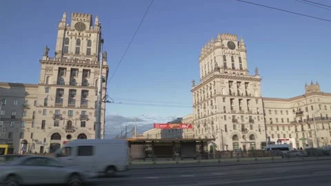 Gates of Minsk 1 Stock Footage 164335001