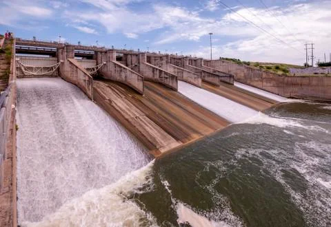 Gates water Foto stock