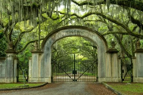 Gates of Wormsloe Stock Photos