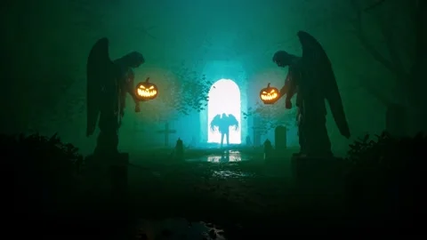 Gateway to another world Stock Footage 206716853