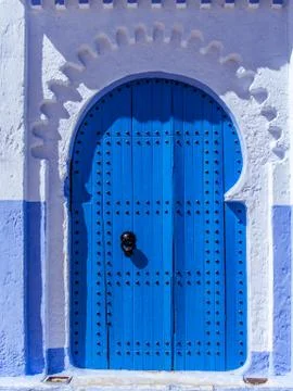 Gateway to Chefchaouen Stock Photos