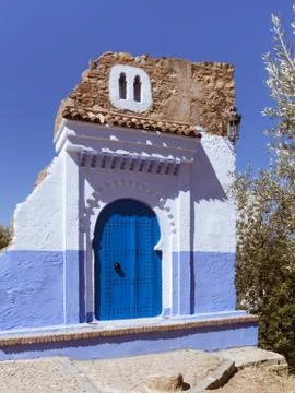 Gateway to Chefchaouen Stock Photos
