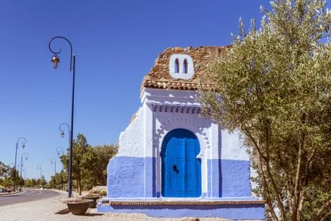 Gateway to Chefchaouen Stock Photos