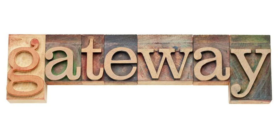  gateway - computer network concept gateway - computer network concept - i... Stock Photos