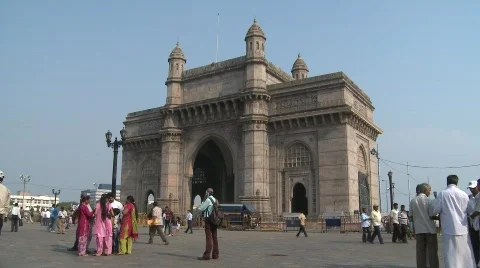Gateway of India Stock Footage 710155