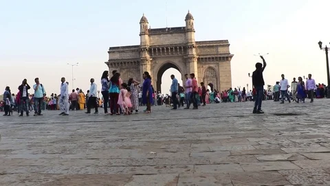 Gateway of India, Mumbai Stock Footage 71606310