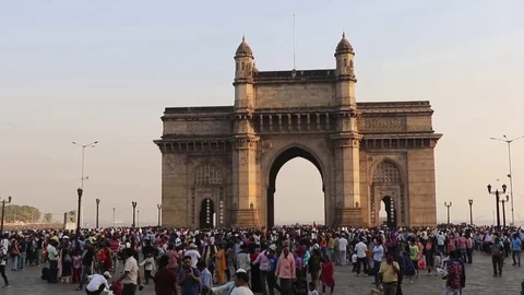 Gateway of India, Mumbai Stock Footage 71606657