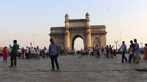 Gateway of India, Mumbai Stock Footage 71607005