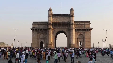 Gateway of India, Mumbai Stock Footage 71607009