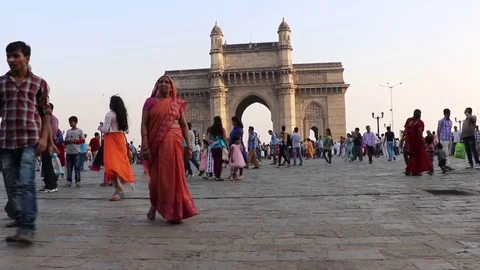 Gateway of India, Mumbai Stock Footage 71607411