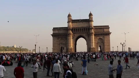 Gateway of India, Mumbai Stock Footage 72460672