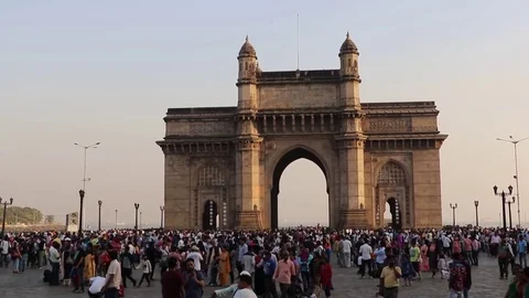 Gateway of India, Mumbai Stock Footage 72460734