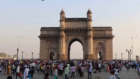 Gateway of India, Mumbai Stock Footage 72460747
