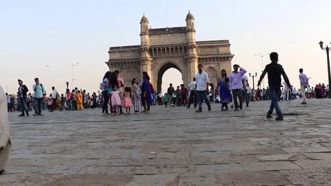 Gateway of India, Mumbai 库存影片 72460832