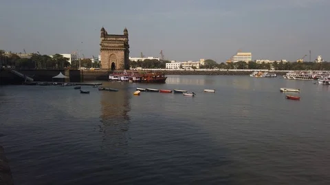 Gateway of India, Mumbai Video stock 127077133