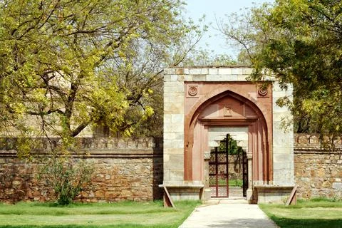 Gateway to Mohammadwali Mosque. Stock Photos