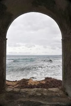 Gateway to the sea Stock Photos