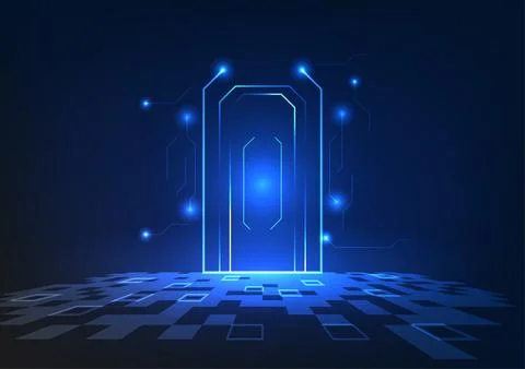 Gateway to the world Illustration