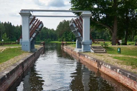 Gateways sluice (locks) Fotos de archivo