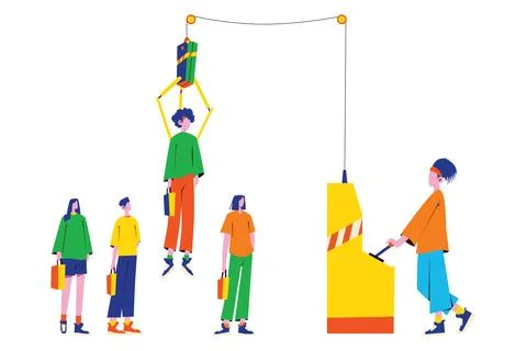 Gather a Team Illustration Illustration
