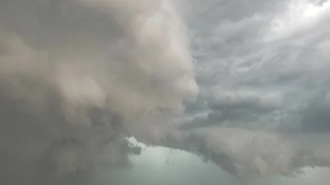 The gathering of black clouds in the sky Stock Footage 311833117