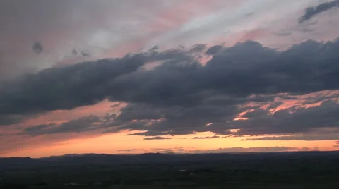 Gathering Clouds Stock Footage 54736206