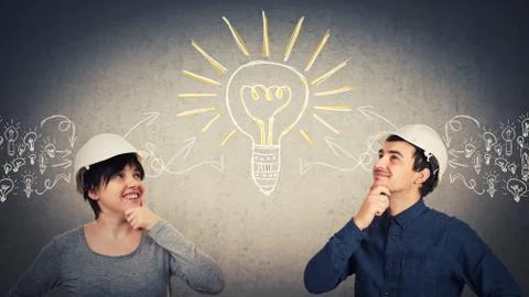 Gathering ideas together Stock Photos