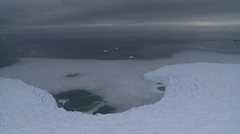 Gathering storm Antarctica Stock Footage 34313050