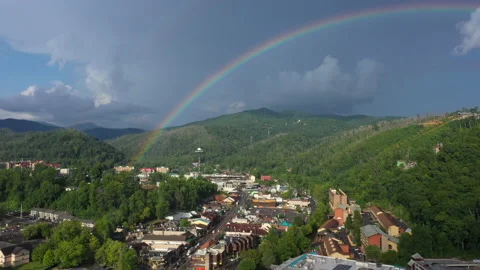 Gatlinburg Rainbow Stock Footage 219907889