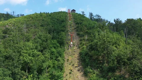 Gatlinburg Skilift Stock Footage 219949751