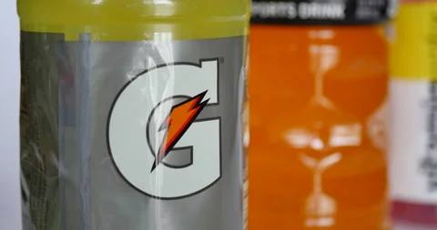 Gatorade And Electrolytes Drinks Stock Footage 232789994