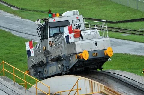 Gatun Locks Mule Stock Photos