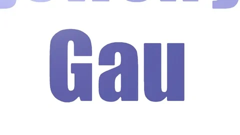 Gau Word Cloud Animated On White Background Stock Footage 107231049
