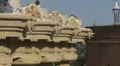 Gaudi's sculptures in Park Guell, Barcelona 4k or 4k+ Resolution