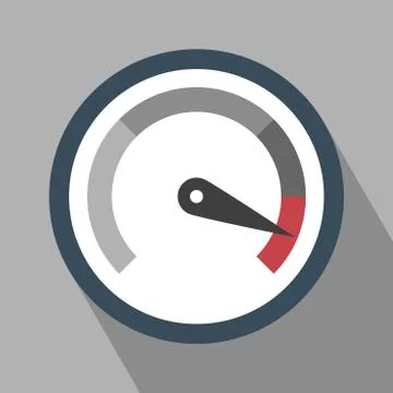 Gauge Icon Vector Stock Illustration