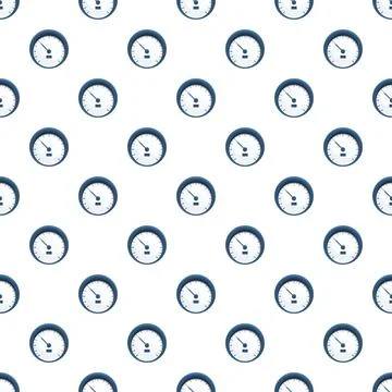 Gauge indicator seamless pattern measuring pressure background イラスト素材