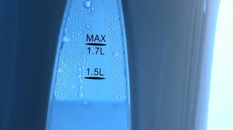 Gauge on the kettle boiling Stock Footage 10901952