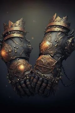 Gauntlets of ogre power Stock Illustration