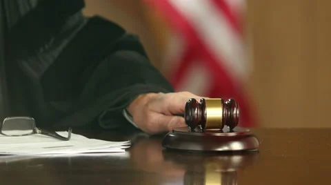 Gavel close up Stockbeeldmateriaal 56768945