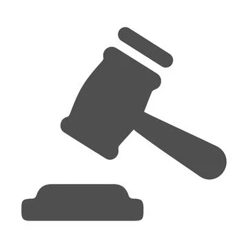 Gavel / Hammerer Icon Stock Illustration