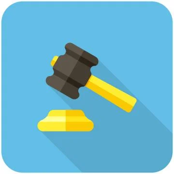Gavel icon Stock Illustration