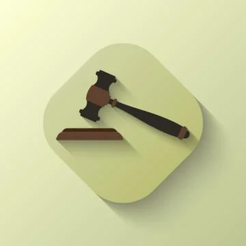 Gavel icon Illustration