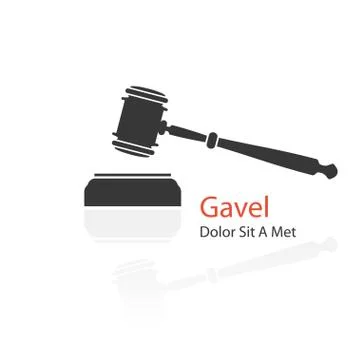Gavel icon Stock Illustration