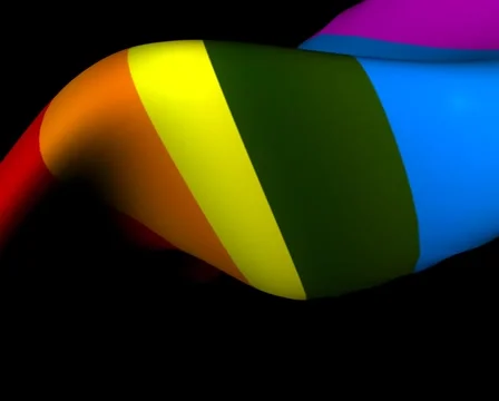 Gay flag4 Stock Footage 948209