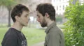 gay kiss HD Footage