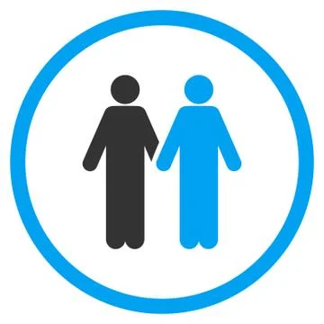 Gay Pair Icon Illustrazione stock